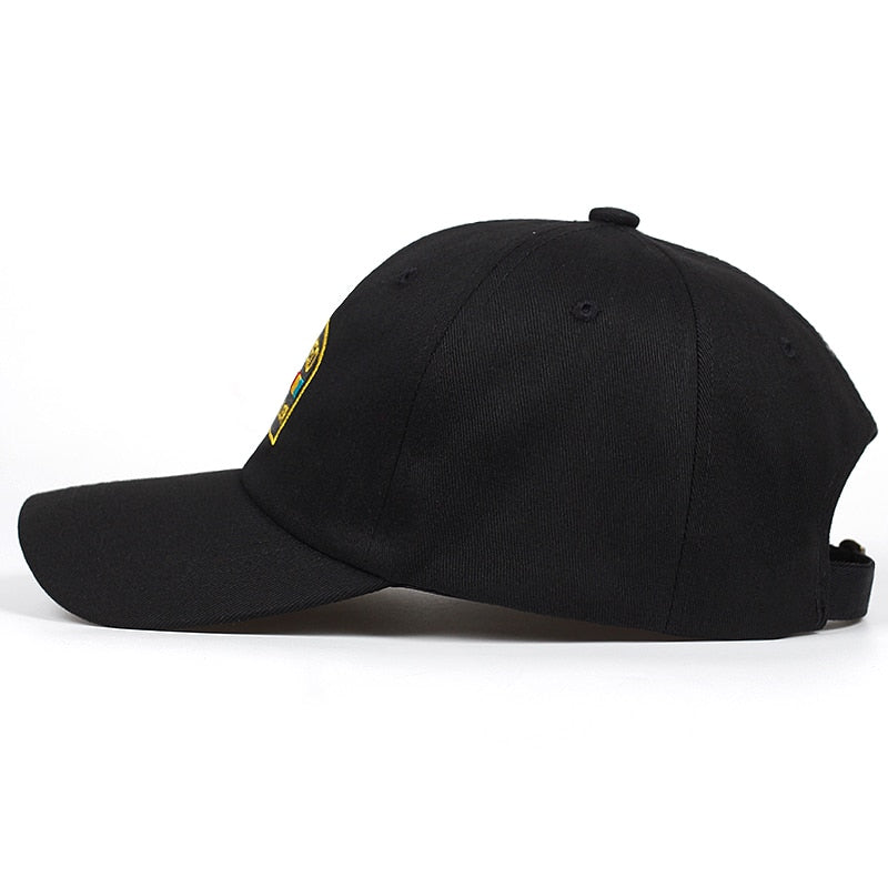 snapback hat adjustable back view