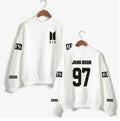 round collar sweater side view fashion
