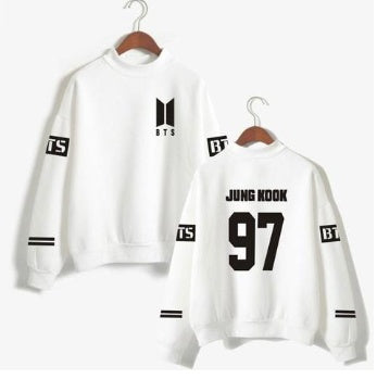 round collar sweater side view fashion