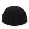 Hat winter knitted beanie hat with retro style. Warm and soft skullcap hat for men and women, perfect for cold weather, casual wear, and outdoor activities.