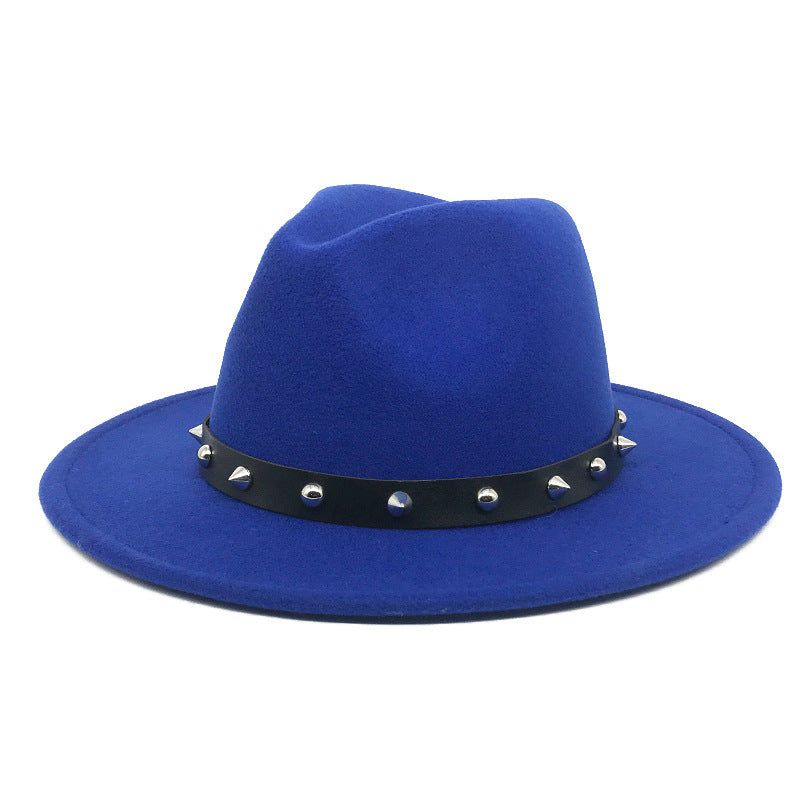 vintage wool top hat side view