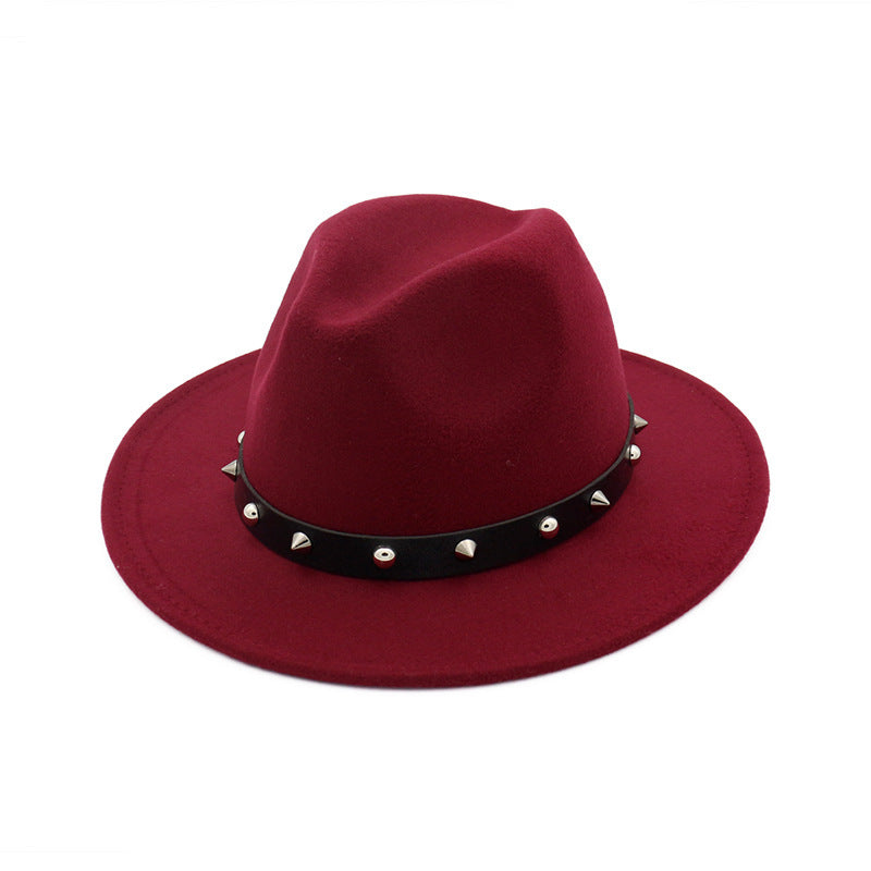 vintage wool top hat side view