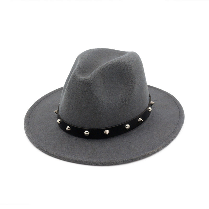 vintage wool top hat side view