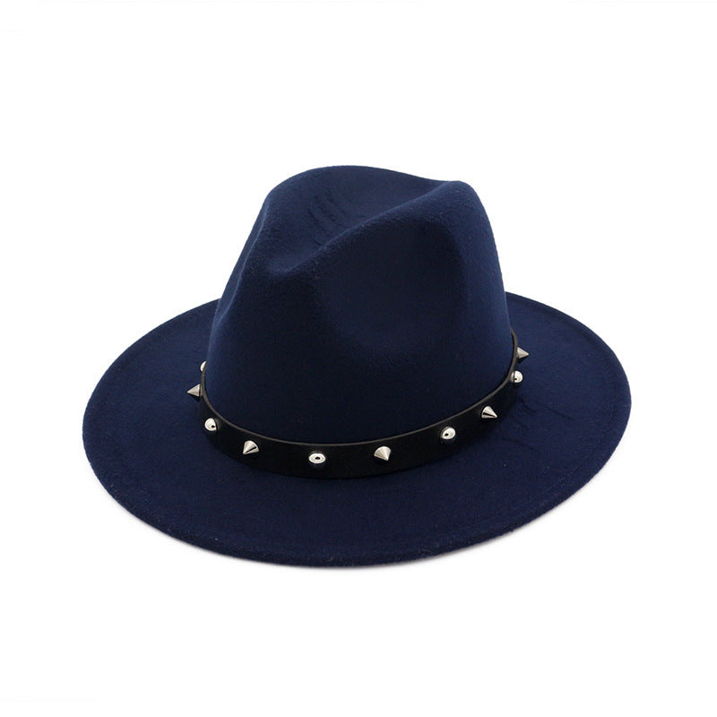 vintage wool top hat side view