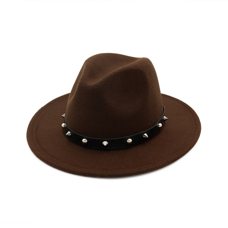 vintage wool top hat side view