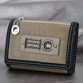 canvas student wallet interior card slots