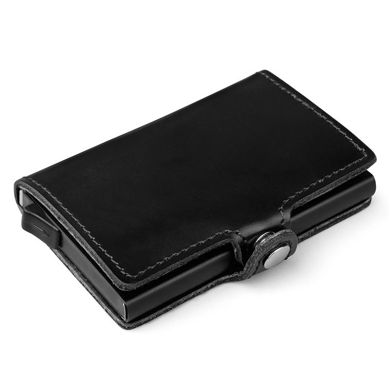 automatic pop up wallet credit card holder