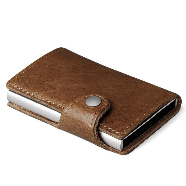 automatic pop up wallet credit card holder