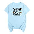 unisex bee graphic t shirt casual style