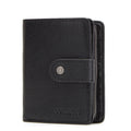 mens leather wallet back view plain cowhide design