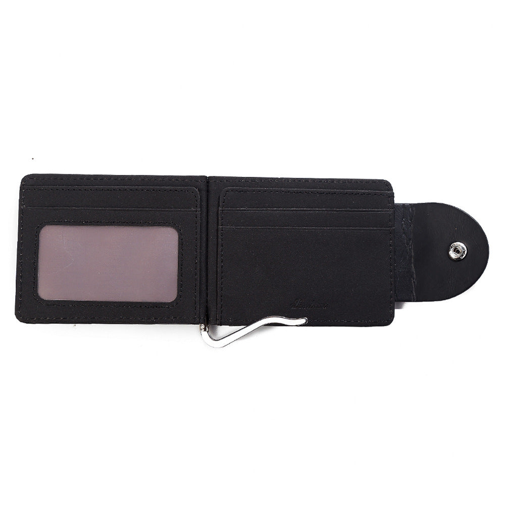 mens short wallet interior card slots