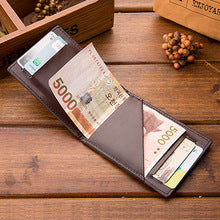 mens pu leather wallet slim everyday wallet