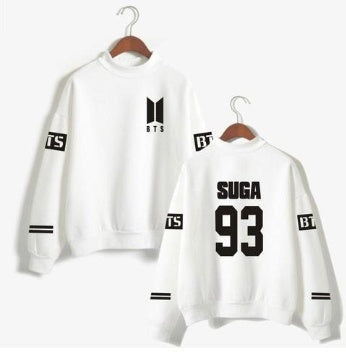 round collar sweater side view fashion