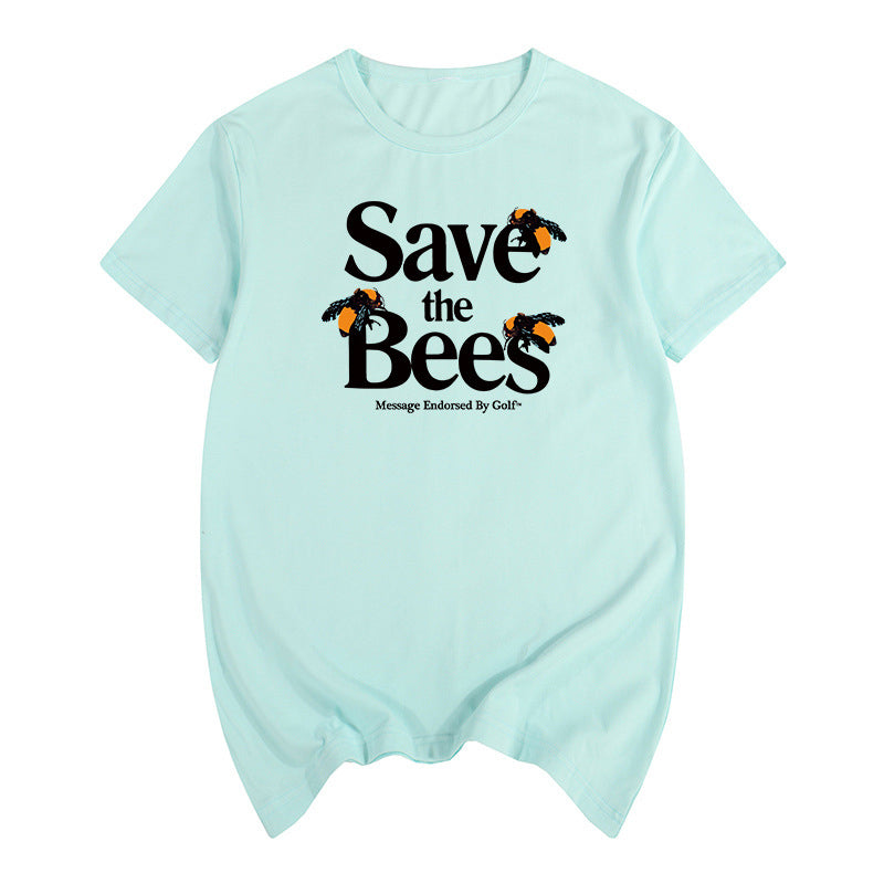 unisex bee graphic t shirt casual style