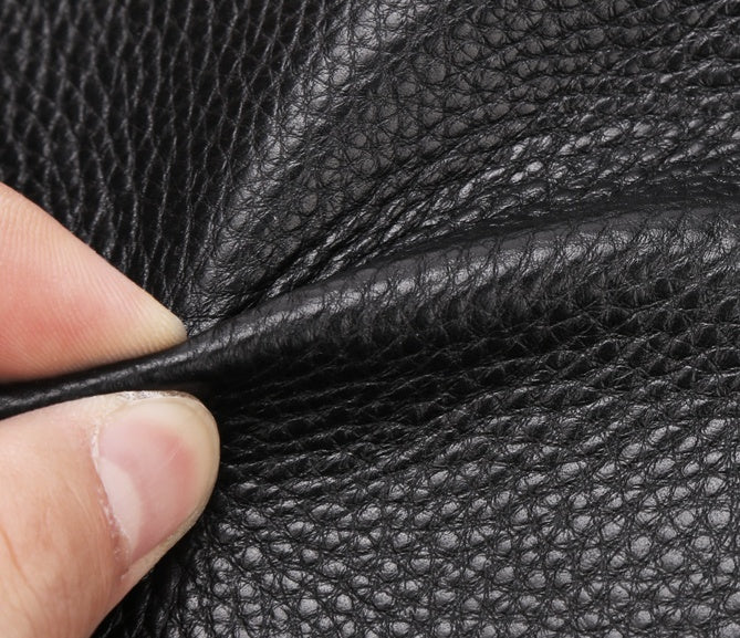 bison leather wallet interior card slots