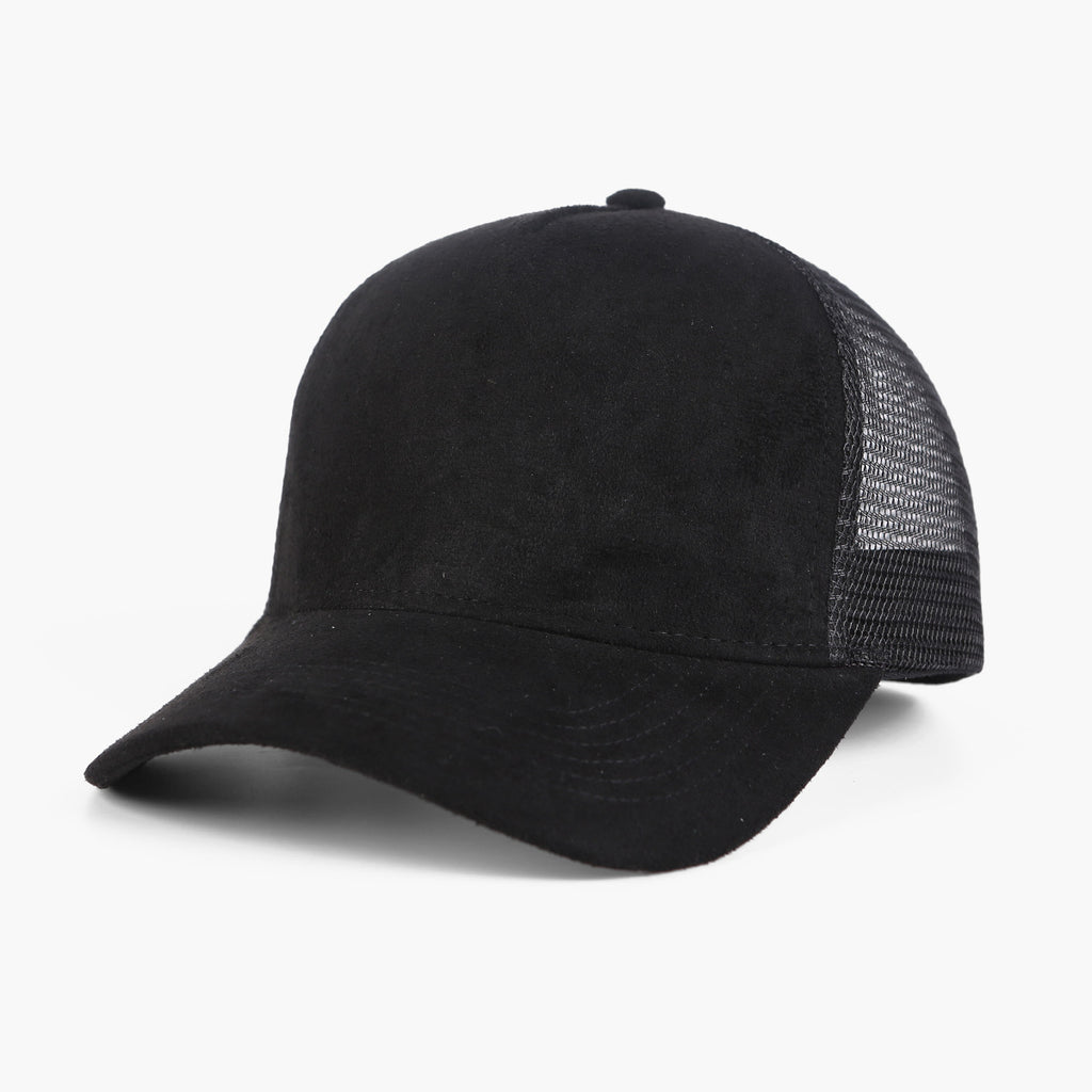 suede vintage baseball cap front view