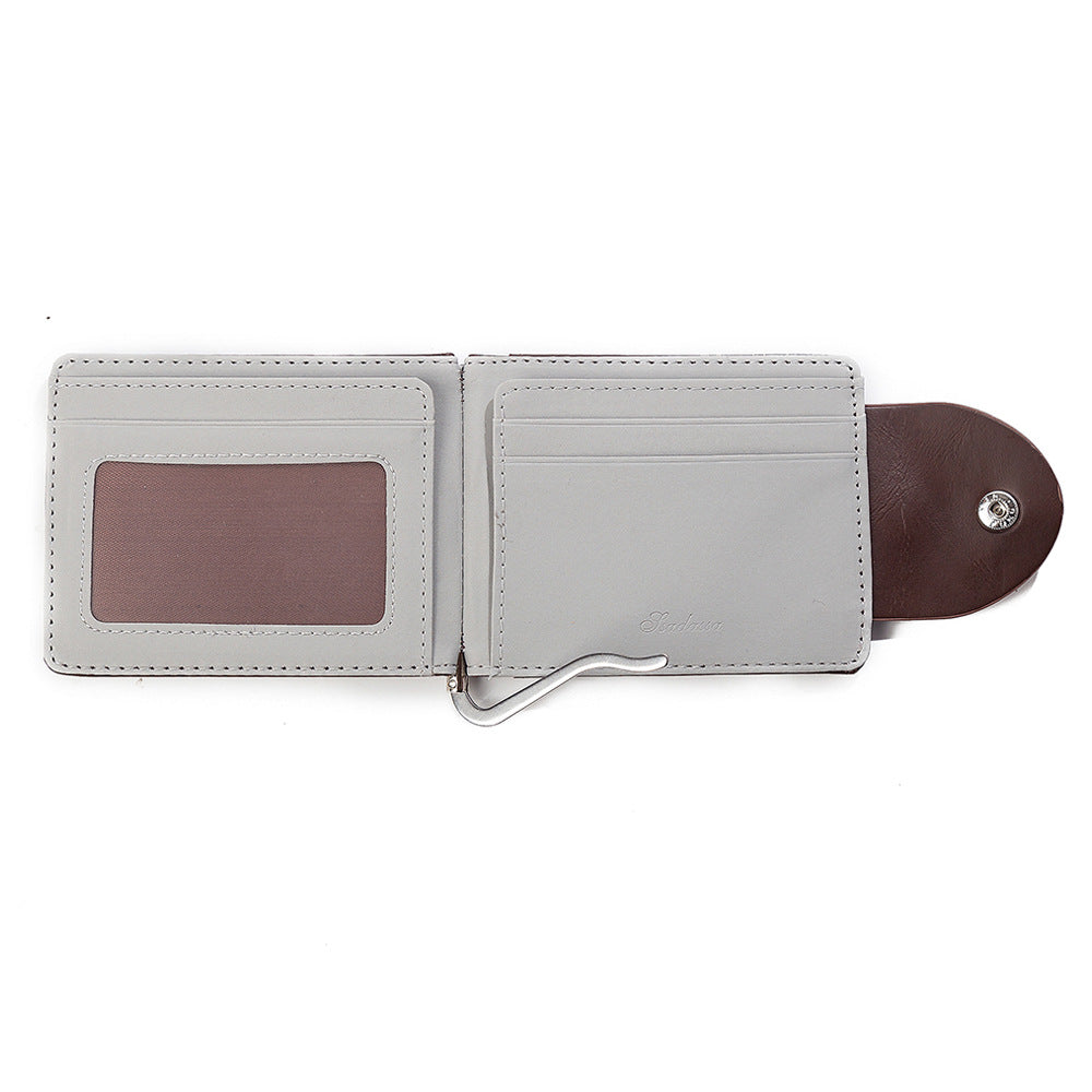 mens short wallet interior card slots