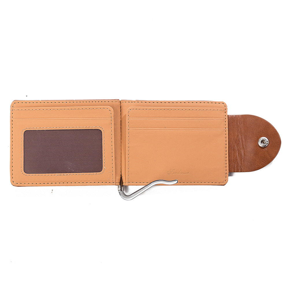 mens short wallet interior card slots