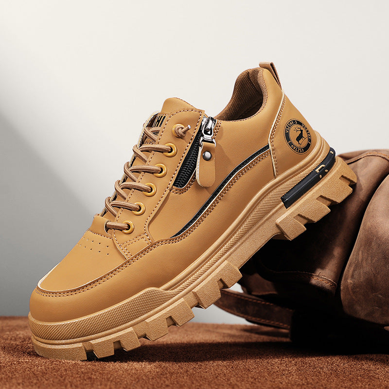 Versatile Mens Chunky Soled Sneakers