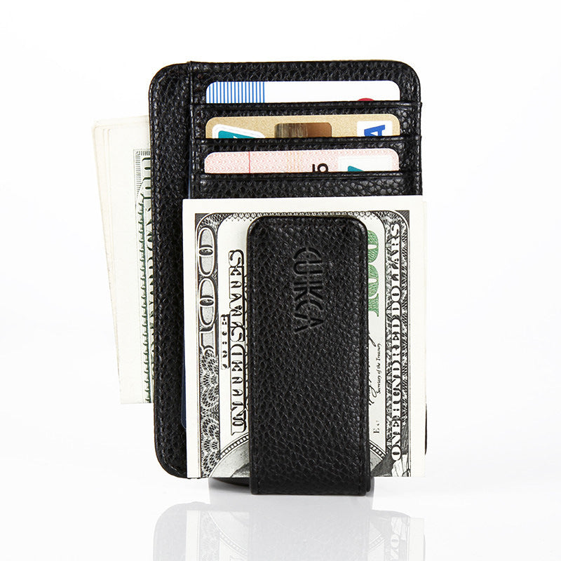 mini wallet card holder gold clip design
