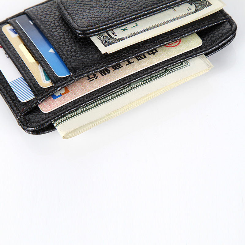 mini wallet card holder gold clip design