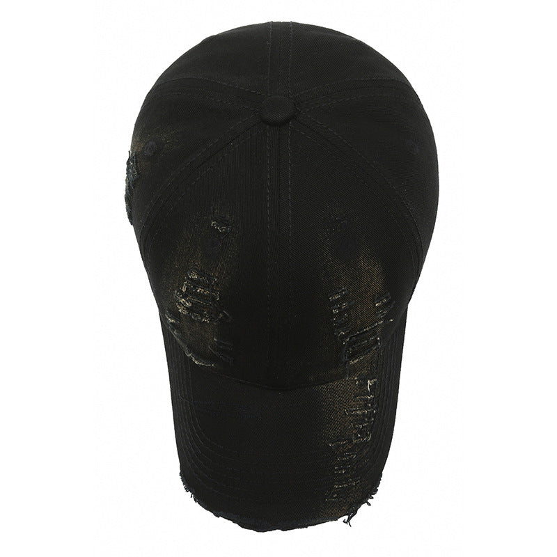 street style distressed baseball hat