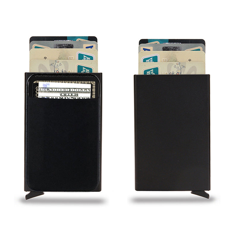 slim smart wallet metal credit card holder