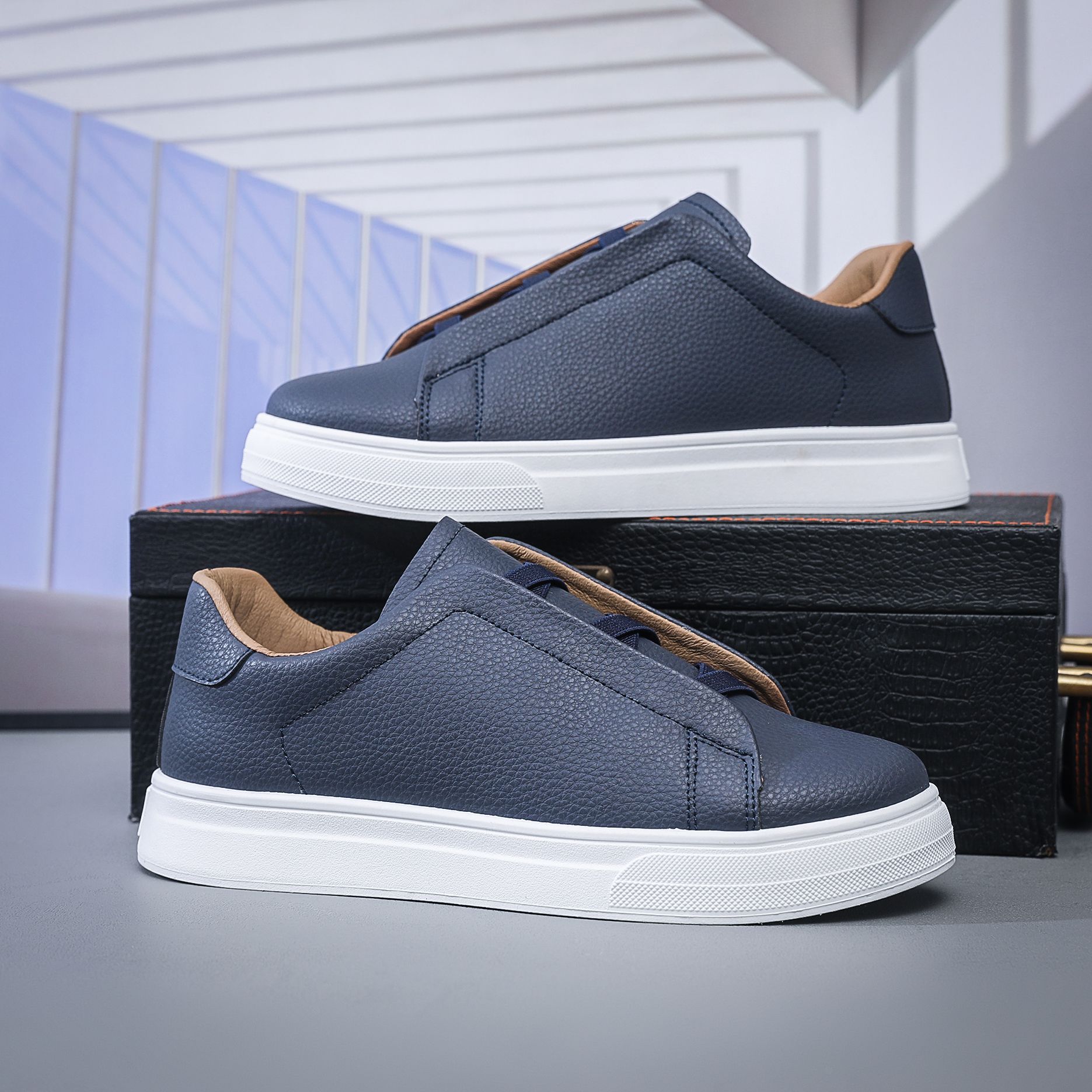 Spring Autumn Korean-style Casual Elastic-waist Vintage Student Shoes