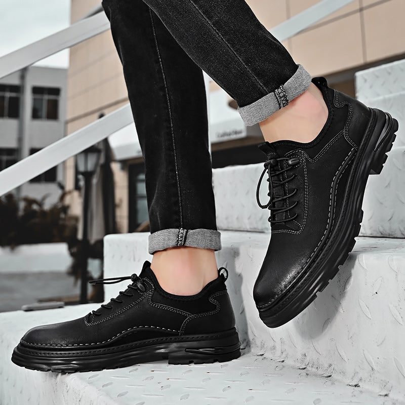 Mens Casual Leather Shoes In Large Sizes