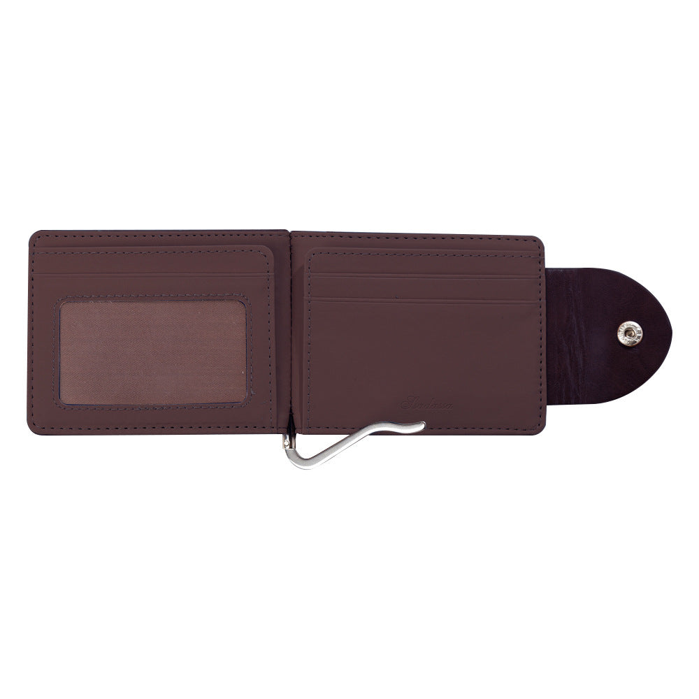 mens wallet detail pu leather texture