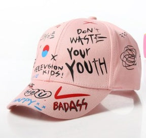 snapback graffiti hat street style