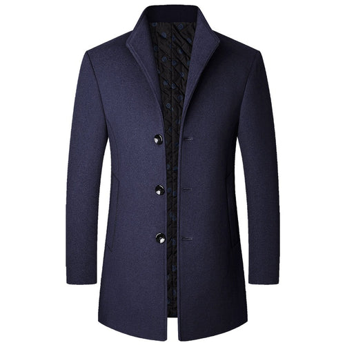 Autumn And Winter Casual Woolen Coat Men
