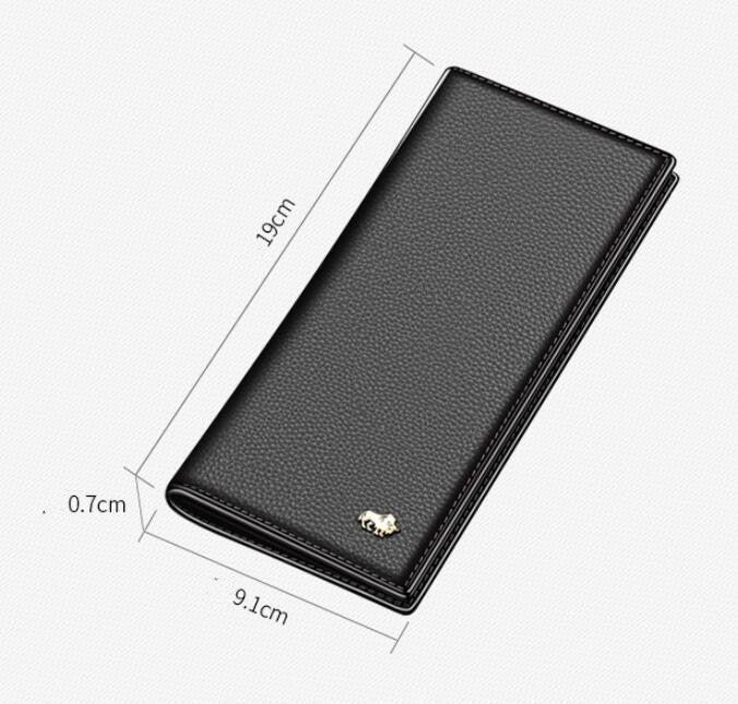bison leather wallet interior card slots