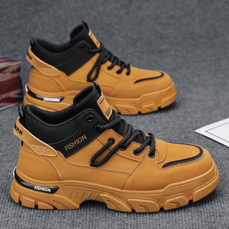 Men's Outdoor High-top Sports Boots That Are Non-slip
