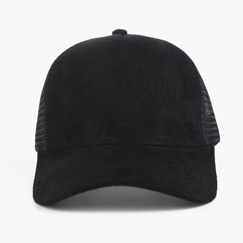 suede vintage baseball cap front view
