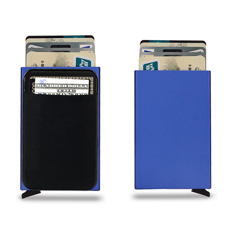 metal smart wallet slim card holder design