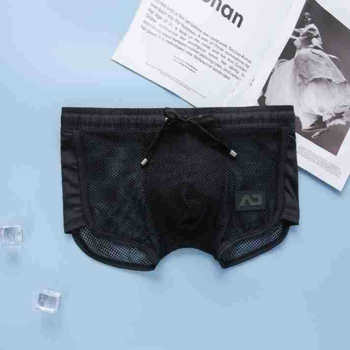 Men's Boxer Classic Loose Arrow Pants Breathable Mesh Men's S Shorts