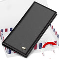 bison leather wallet interior card slots