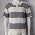 Mens Clothing Summer Fashion Lapel Sweater Short Sleeve Men Clothing Men Wears